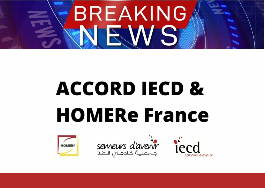 Breaking news Accord IECD et HOMERe Vance